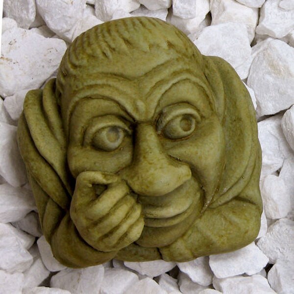Monk Gargoyle Wall Plaque